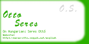 otto seres business card